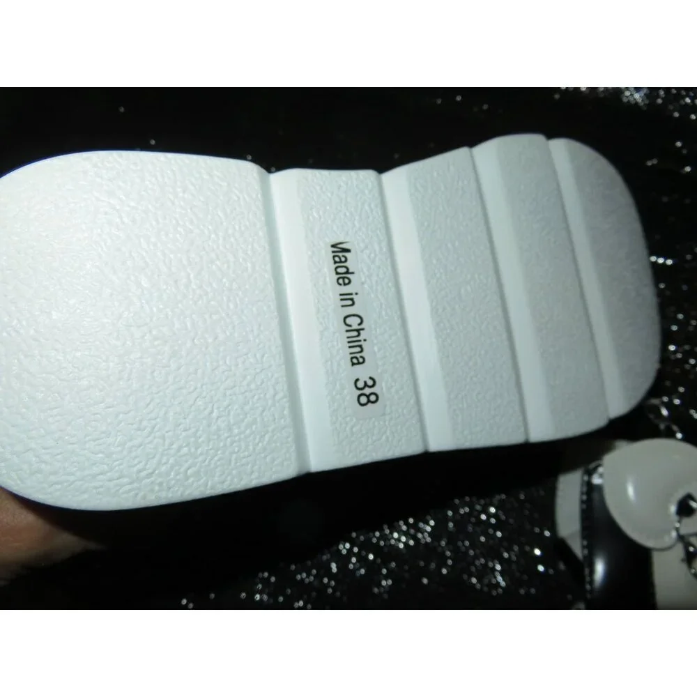 Meefit White Punk Grunge Goth Platform Lace Up & Side Zip Ankle Boots Booties 38